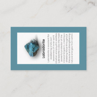 Labradorite Crystal Meaning Jewellery Display Business Card