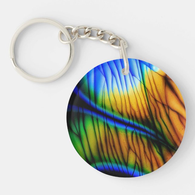 Labradorite Gemstone Key Chain (Front)