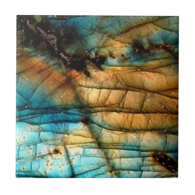 Labradorite look ceramic tile (Front)