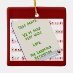 LabradorpluralNice Ceramic Ornament