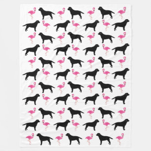 Labradors and Flamingos Blanket - Large