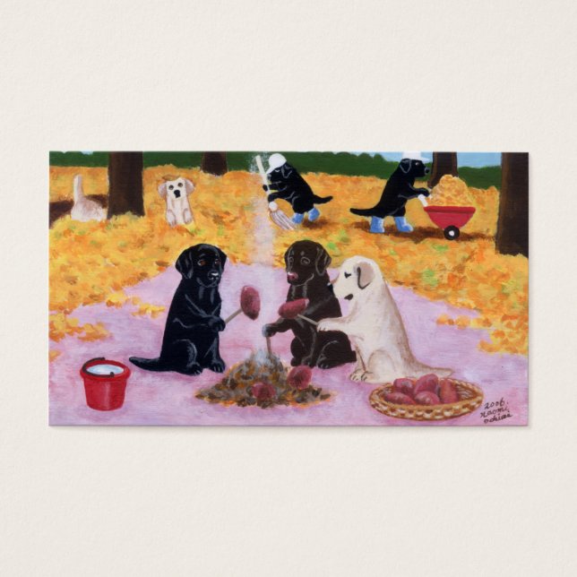 Labradors Thank You Card (Front)
