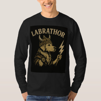 "LABRATHOR" Labrador Norse Warrior T‑Shirt T-Shirt