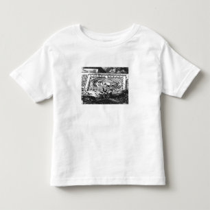 Labyrinth at Heidelberg, Hortus Palatinus (engravi Toddler T-Shirt