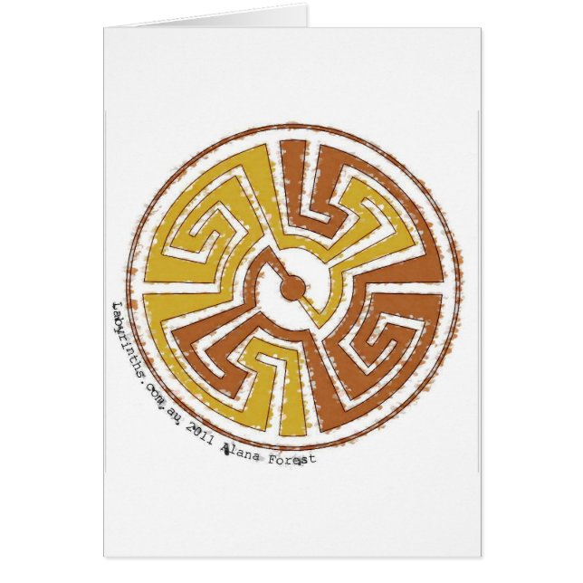labyrinth card (Front)