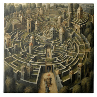 LABYRINTH COLLECTION (Mediaeval) Ceramic Tile