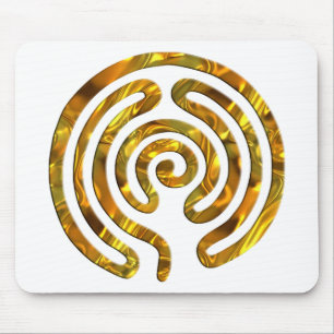 Labyrinth GOLD make your own background Mouse Pad