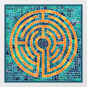 LABYRINTH II 12x12 Window Cling