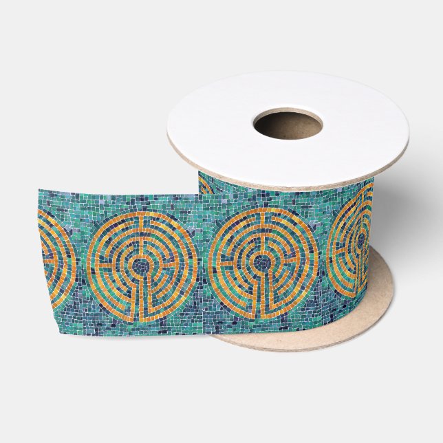 LABYRINTH II 3" Wide Satin Ribbon (Spool)