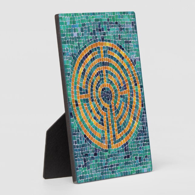 LABYRINTH II 5x7 Plaque with Easel  (Side)