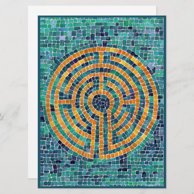 LABYRINTH II 6.5x8.75 Flat Card  (Front/Back)