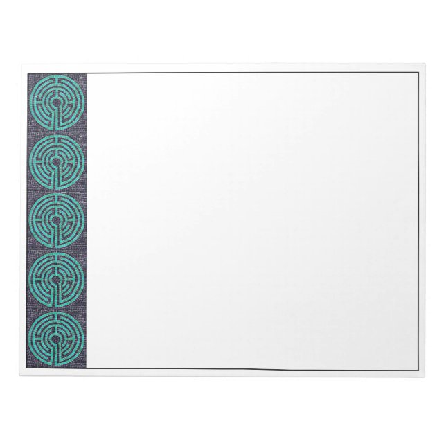 LABYRINTH III 11x8.5 Notepad  (Front)