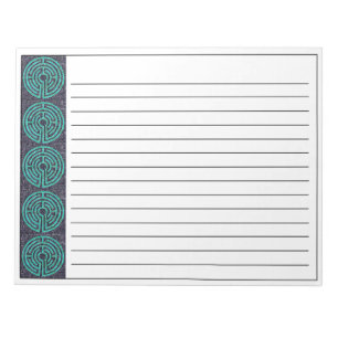 LABYRINTH III 11x8.5 Notepad + Lines