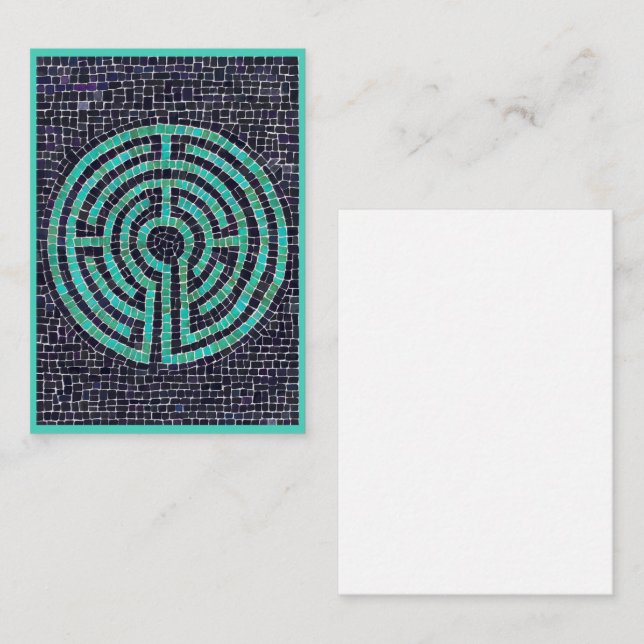 LABYRINTH III 3.5x2.5 Flat Note Card II (Front/Back)