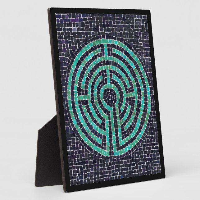 LABYRINTH III 8x10 Plaque with Easel - Black (Side)