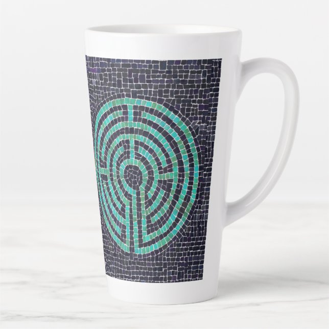 LABYRINTH III Tall Latte Mug (Right)