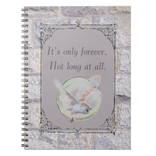 Labyrinth It’s Only Forever Owl Notebook