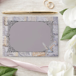 Labyrinth It’s Only Forever Wedding Owl Envelope