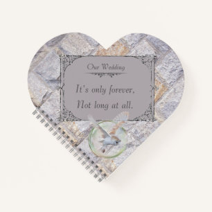 Labyrinth It’s Only Forever Wedding Owl Notebook