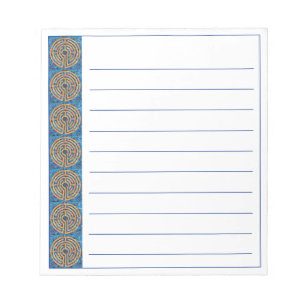 LABYRINTH IV 5.5"x6" Notepad + Lines
