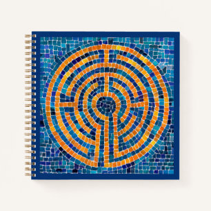 LABYRINTH IV 8.5x8.5 Spiral Notebook