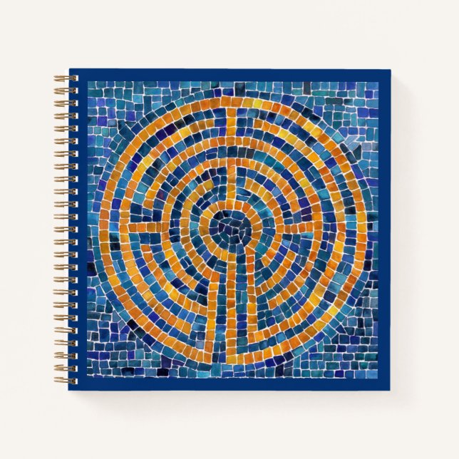 LABYRINTH IV 8.5x8.5 Spiral Notebook  (Front)