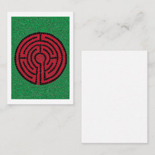 LABYRINTH IX 3.5x2.5 Blank Flat Greeting Card