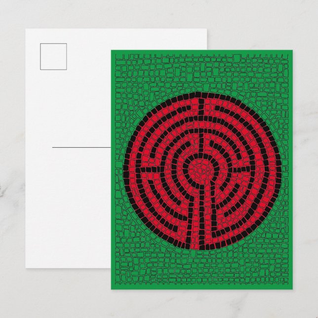 LABYRINTH IX Postcard  (Front/Back)
