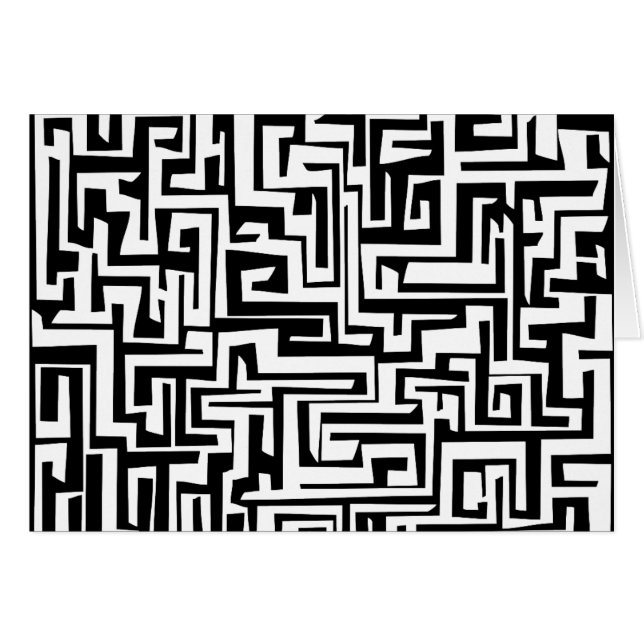 Labyrinth, maze design (Front Horizontal)