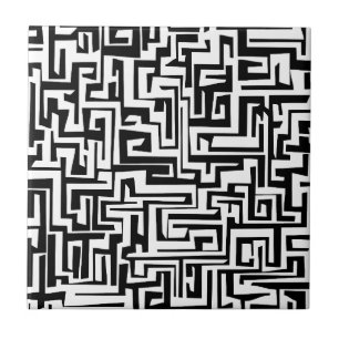 Labyrinth, maze design tile