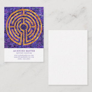 LABYRINTH MOSAIC 3.5x2.5 Business Card 
