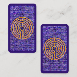 LABYRINTH MOSAIC Bookmark - 3.5x2 Card