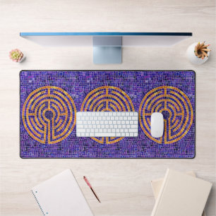 LABYRINTH MOSAIC Desk Mat
