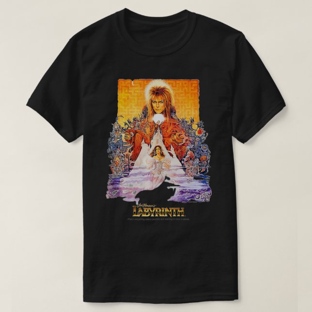 Labyrinth Movie Poster  T-Shirt (Design Front)