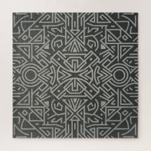 Labyrinth of Lines | Tribal Geometric Pattern Jigs