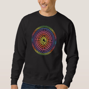 Labyrinth Protection Symbol Magic Mystic Occultism Sweatshirt