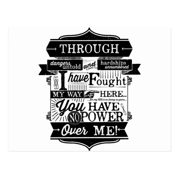 Labyrinth Kosmetiktasche Mit Spruch – „You Have No Power Over Me“ – Wasserdicht & Maschinenwaschbar