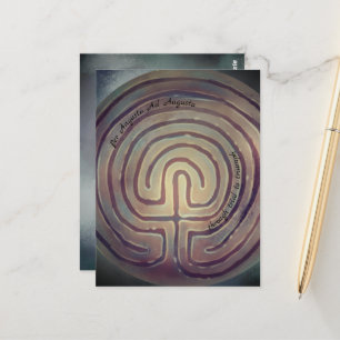 Labyrinth Symbol Postcard