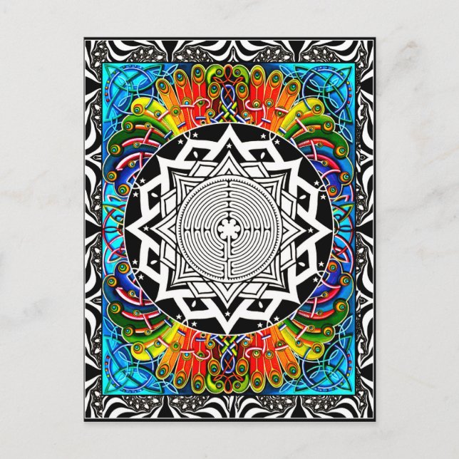 Labyrinth, The Path Of Least Resistance Postcard (Front)