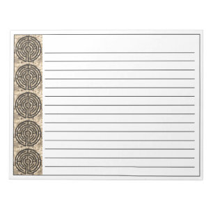 LABYRINTH V 11"x8.5" Notepad + Lines