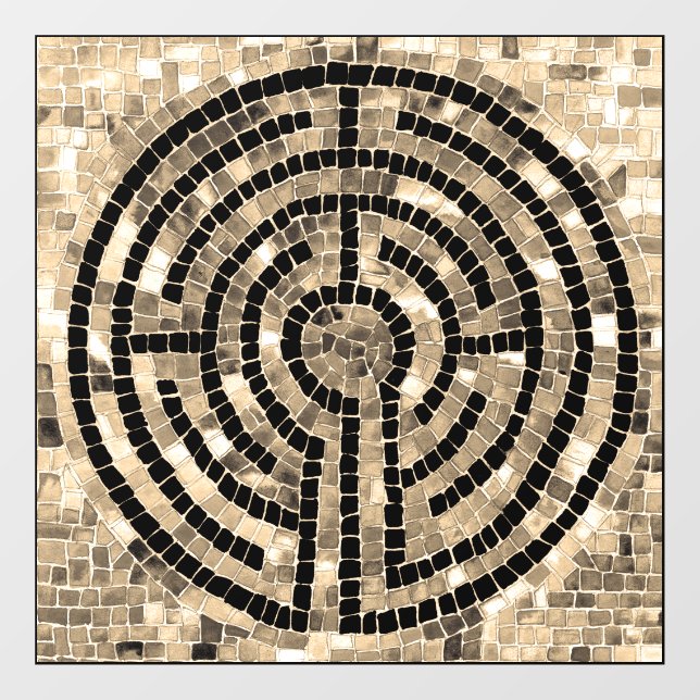 LABYRINTH V 12x12 Window Cling (Sheet)