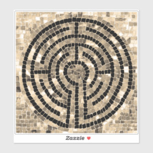 LABYRINTH V 8x8 Vinyl Sticker