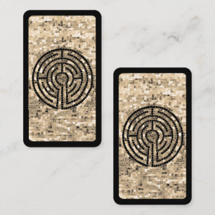 LABYRINTH V Bookmark - 3.5x2 Card / Black