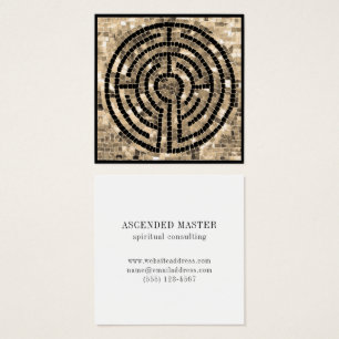 LABYRINTH V Square Business Card