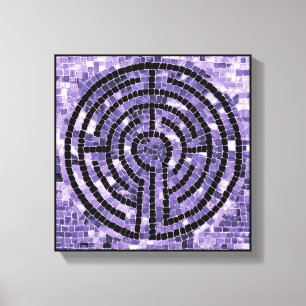 LABYRINTH VI 12x12 Wrapped Canvas (.75" Deep)