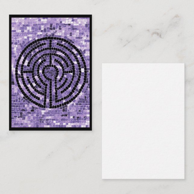 LABYRINTH VI 3.5x2.5 Flat Note Card  (Front/Back)