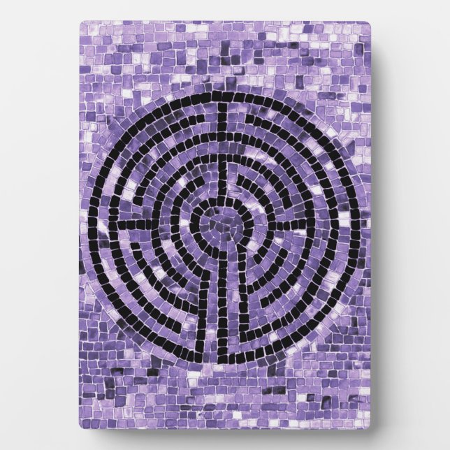 LABYRINTH VI 5x7 Plaque with Easel  (Front)