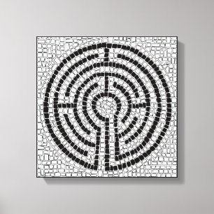 LABYRINTH VII 12x12 Wrapped Canvas (2.5" Deep)