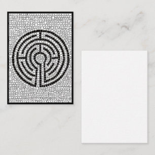 LABYRINTH VII 3.5x2.5 Flat Note Card II