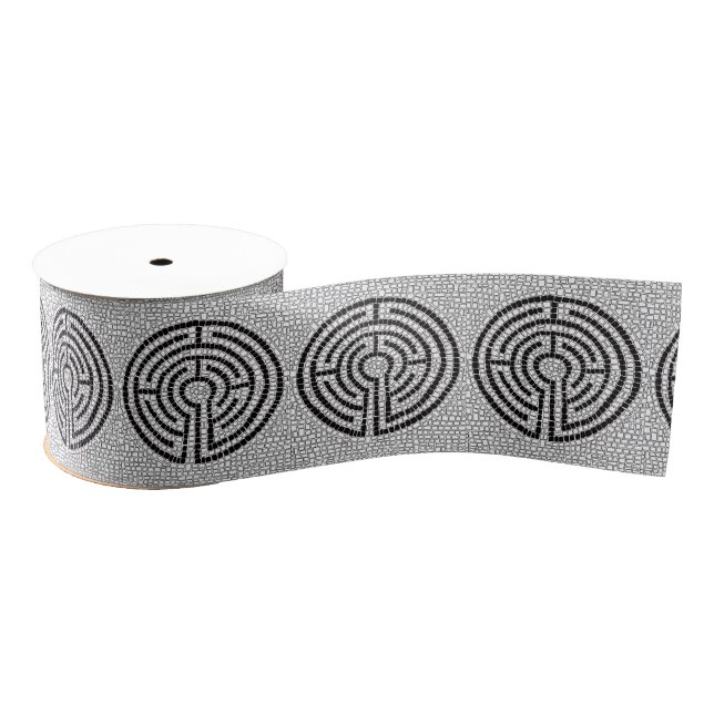 LABYRINTH VII 3" Wide Grosgrain Ribbon (Spool)